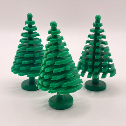 LEGO Large Pine Trees, Green, Christmas, 3 Pieces - Seconds