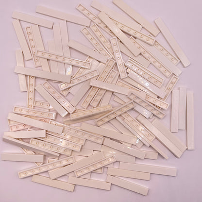 LEGO Tiles, 1x Wide, Long, White, Approx. 85g