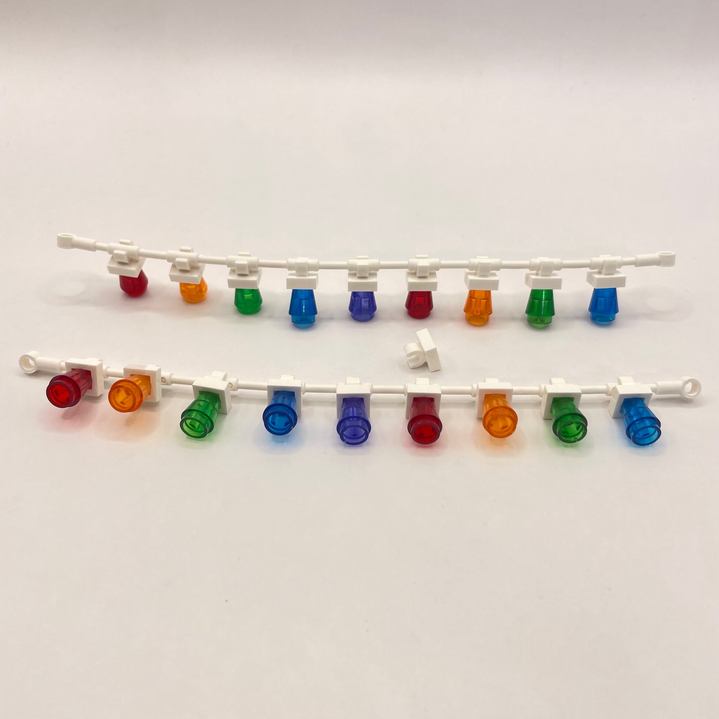 LEGO Rainbow Christmas Light Cord, Mixed Colours, 38 Pieces