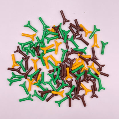 LEGO Stems, Mixed Colours, Plant, 100 Pieces