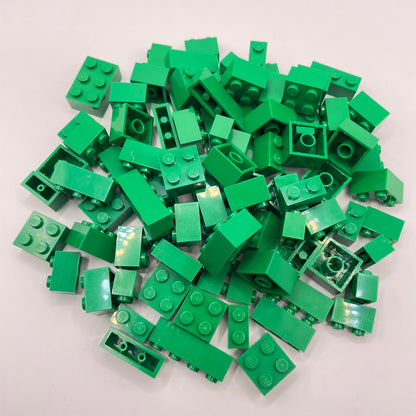 LEGO Small Bricks, Green,  Approx. 100g