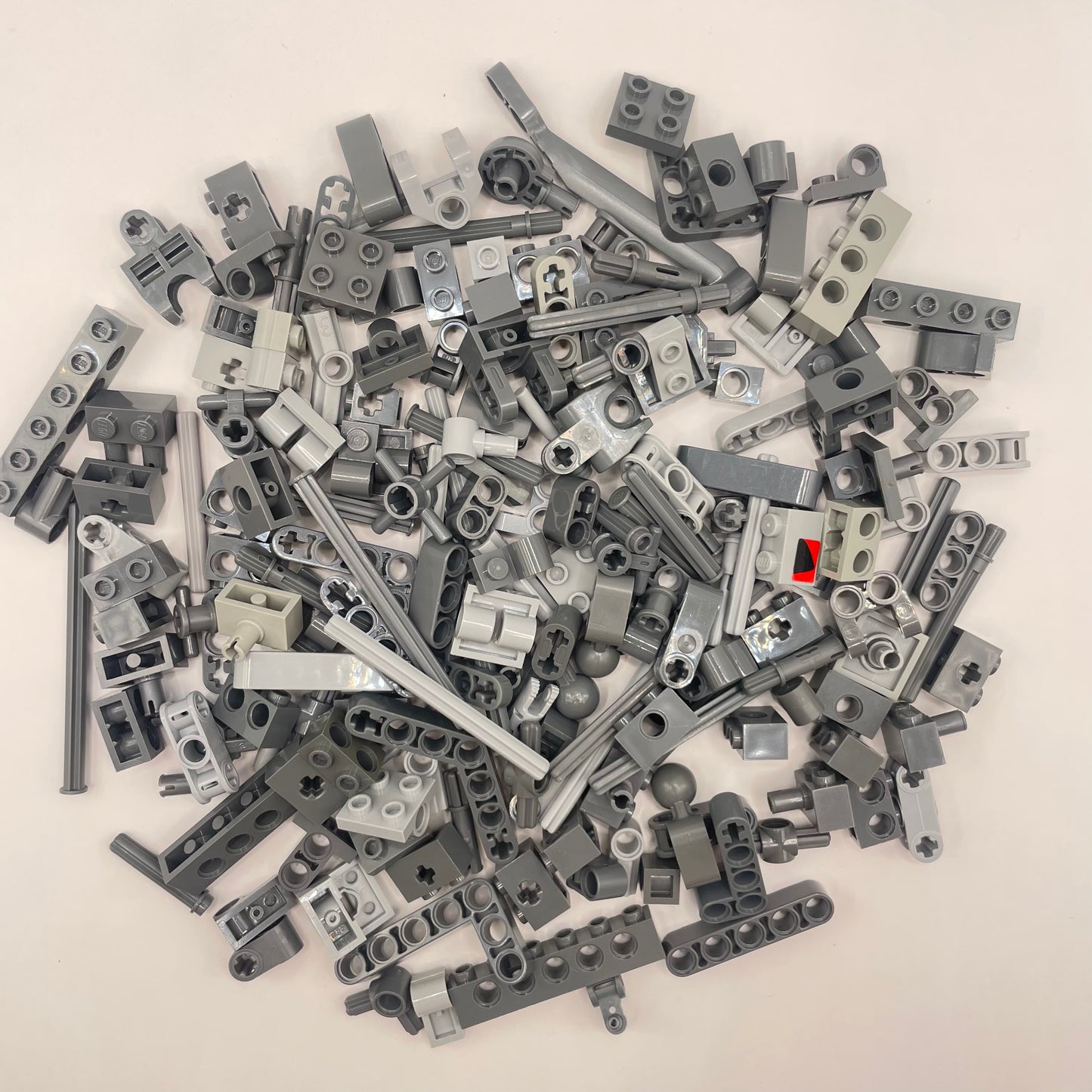 LEGO Medium Technic, Mixed Grey, Approx. 140g