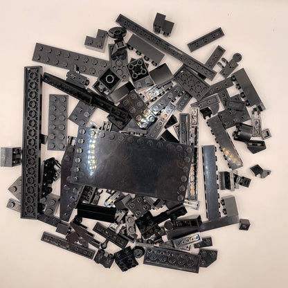 LEGO Mixed Pieces, Black, Approx. 100g