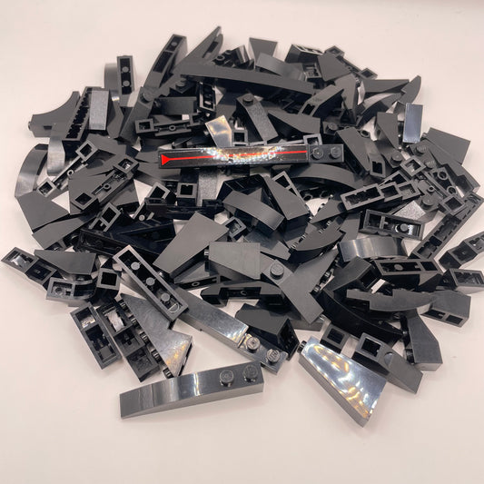 LEGO Black, Skinny Tall Slopes, 120g