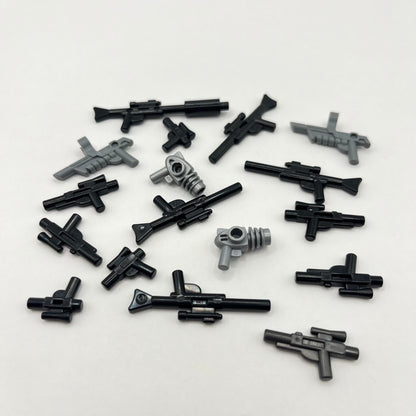 LEGO Shooting Weapons, Minifigure Accessories, 18 Pieces