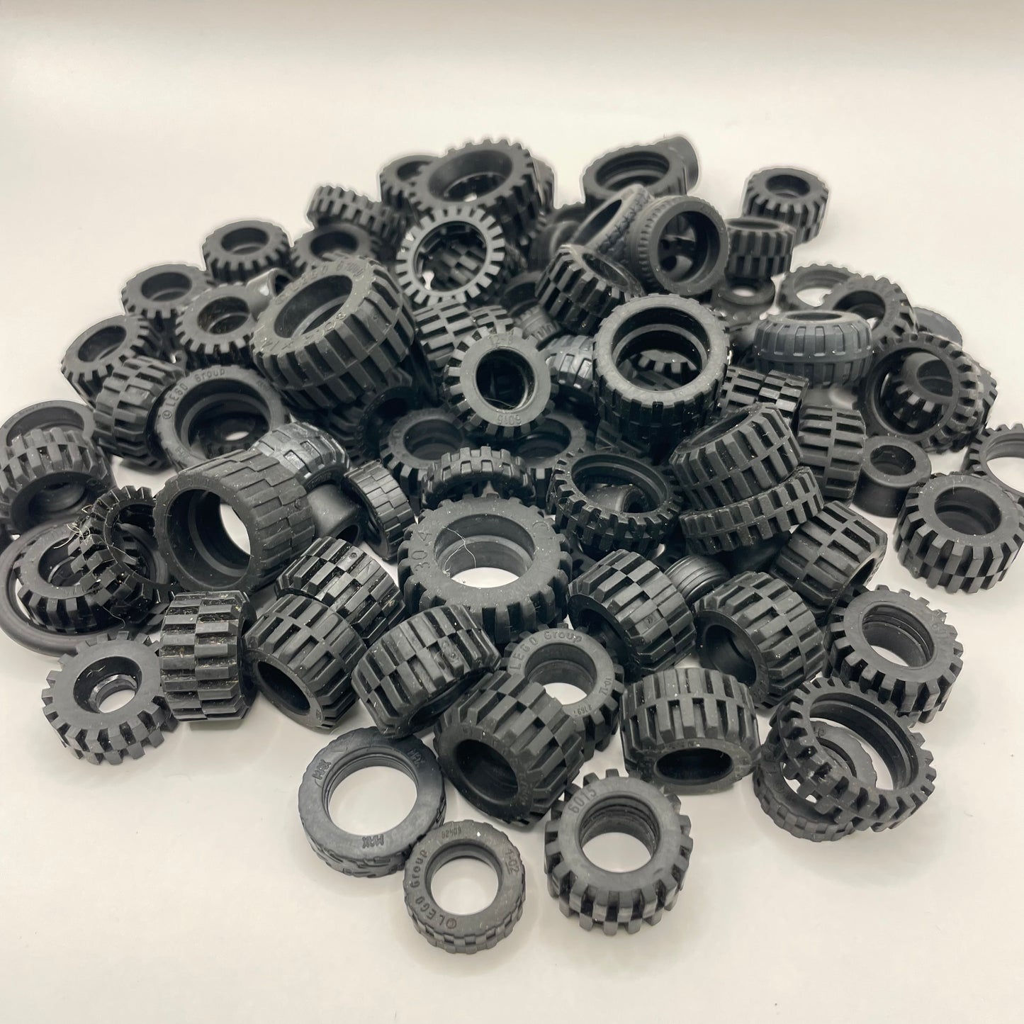 LEGO Small Tyres, Black, Approx. 185g