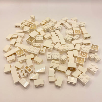 LEGO Small Bricks, White, Approx. 100g