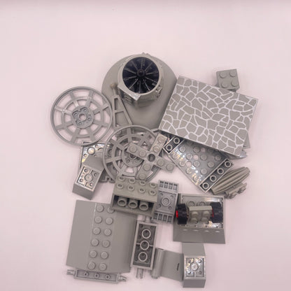 LEGO Vehicle Pieces, Old Light Grey, Approx. 65g