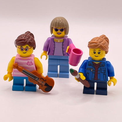 LEGO City Mum and Daughters, Minifigures, Set of 3