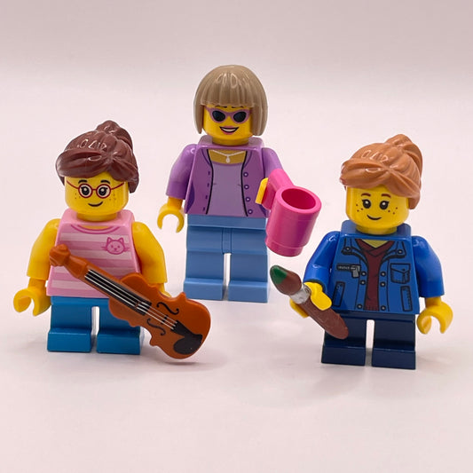 LEGO City Mum and Daughters, Minifigures, Set of 3