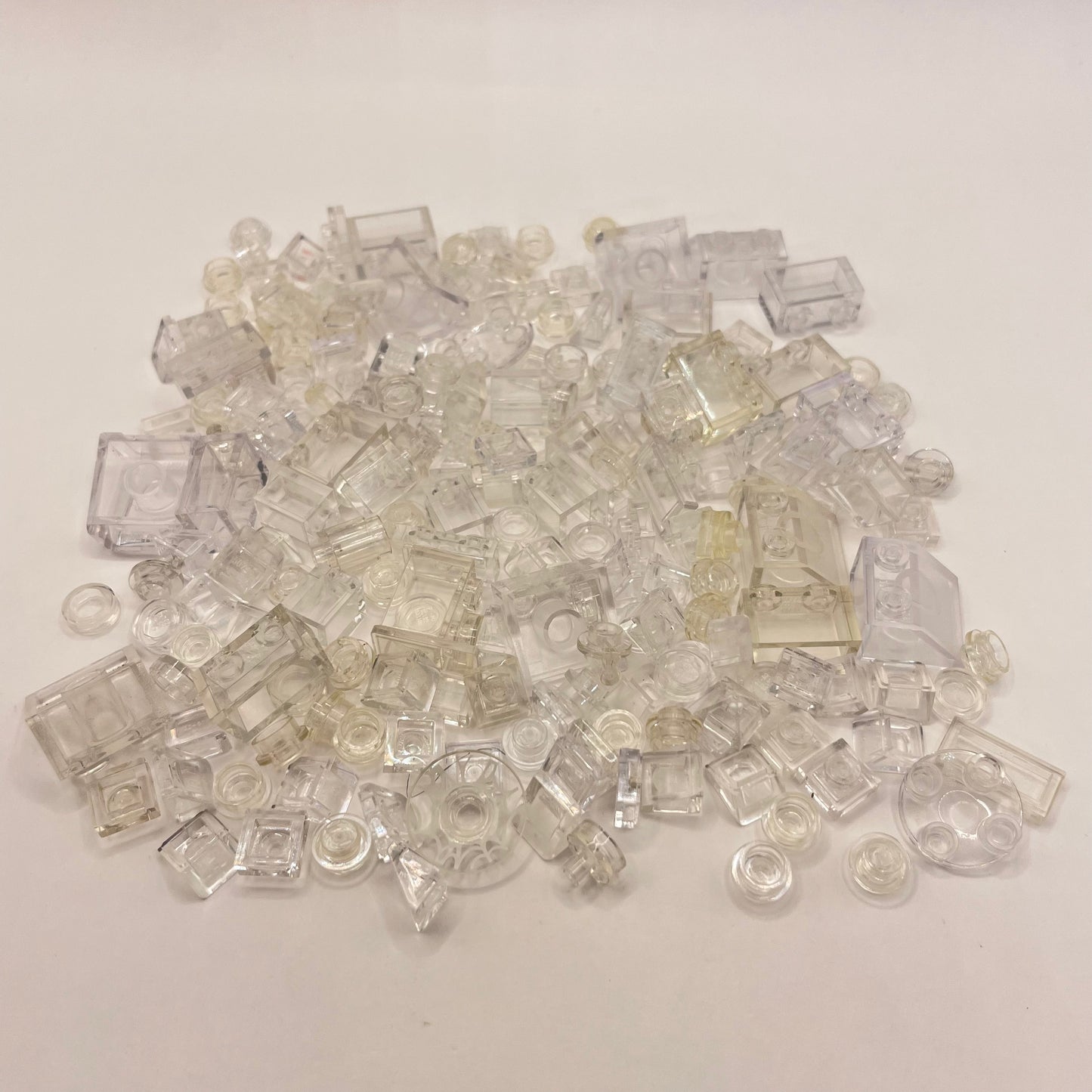 LEGO Transparent Clear, Mixed Pieces, Approx. 40g