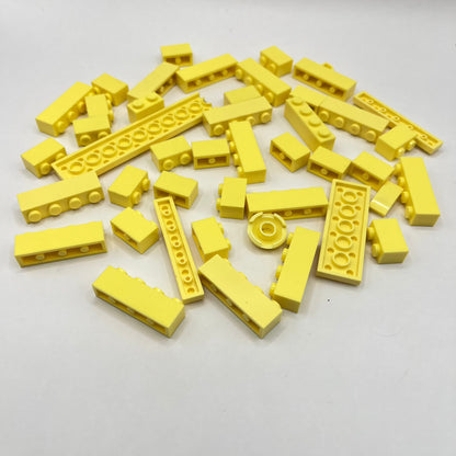 LEGO Bright Light Yellow, Mixed Pieces, Approx. 50g