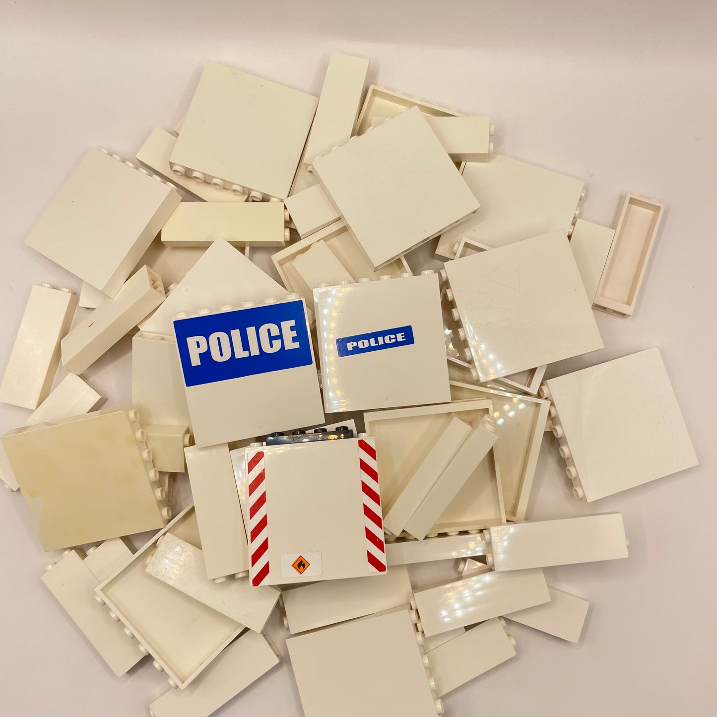 LEGO Panels, White, Building, Approx. 250g