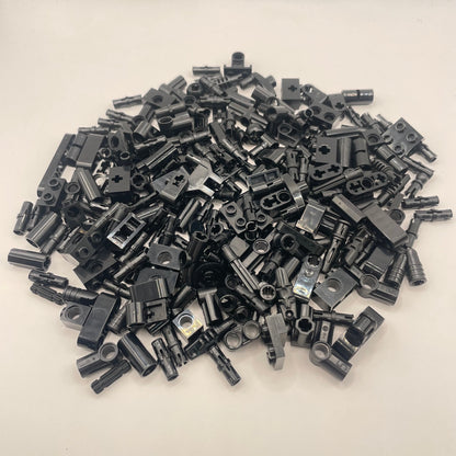LEGO Technic With pins, Small, Black, Approx. 85g