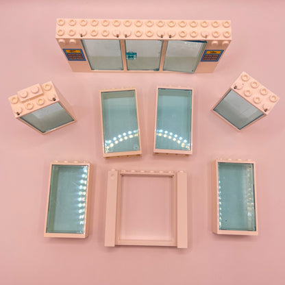 LEGO White, Large Windows, Approx. 90g