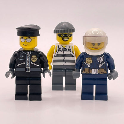 LEGO Cops and Robber, City, Minifigures (Pack of 3)
