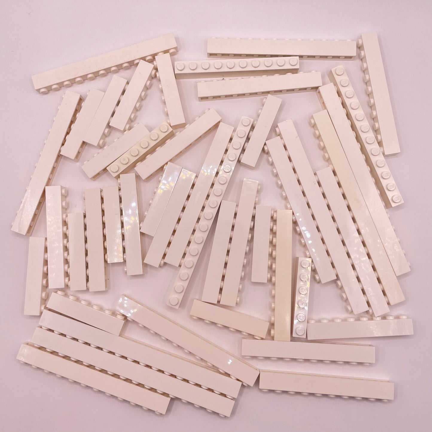 LEGO Brick, 1x Wide, White, Approx. 160g