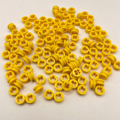 LEGO Half Bush Smooth, Yellow, Technic, 125 Pieces