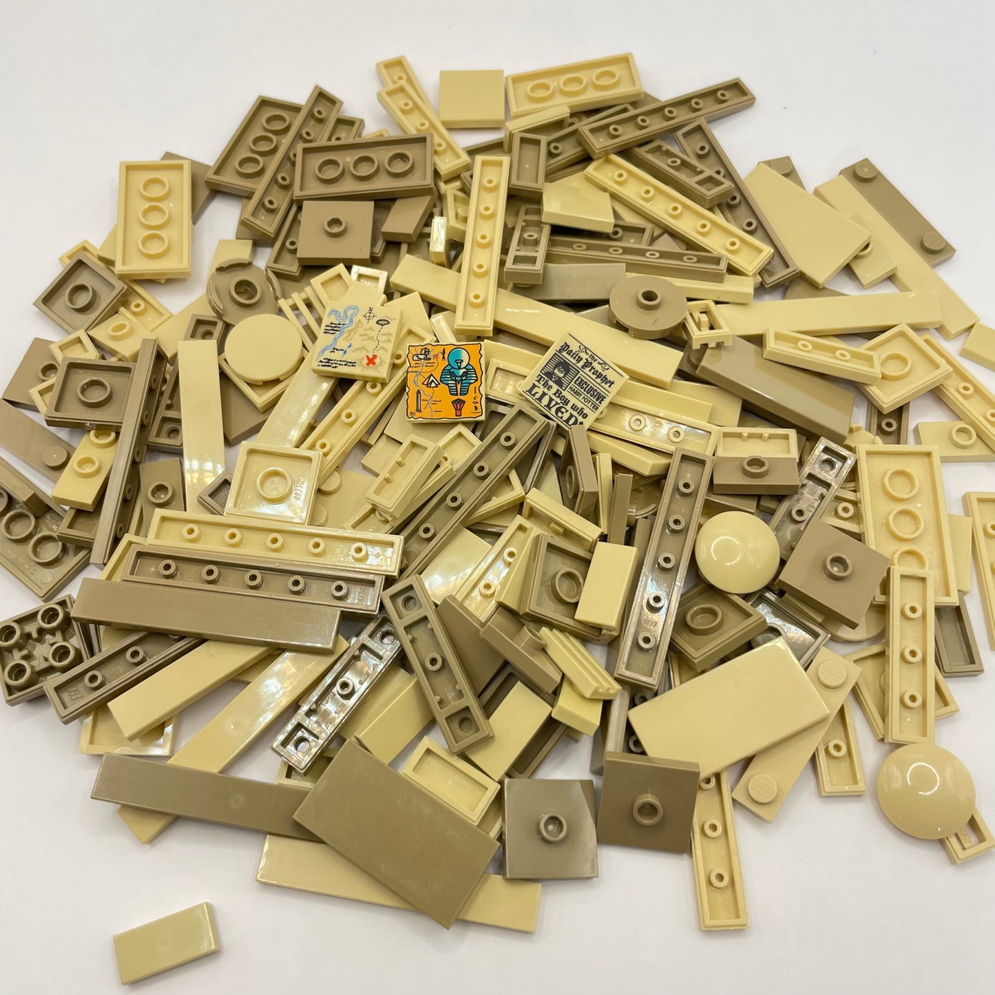 LEGO Tiles, Mixed Tan, Approx. 100g
