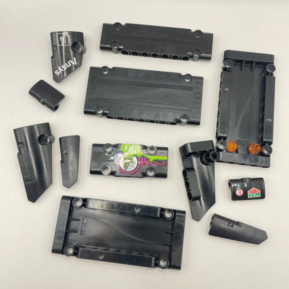 LEGO Panels, Black, Technic, Approx. 50g