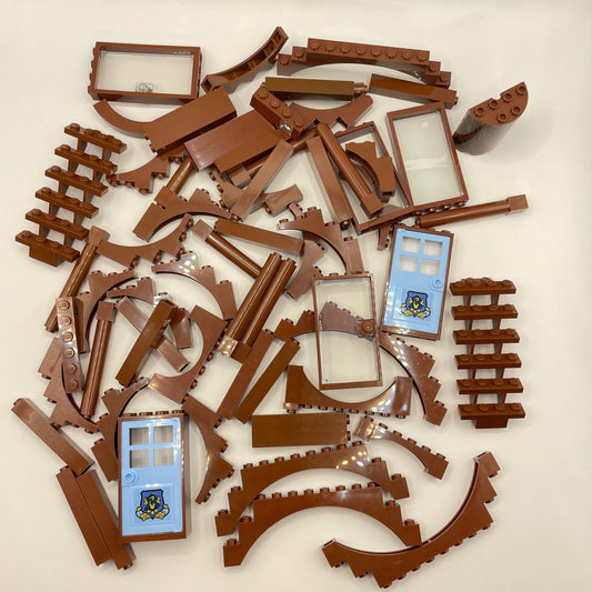 LEGO Reddish Brown, Building, Approx. 170g