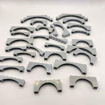 LEGO Arches, Light Grey, Building, Approx. 75g
