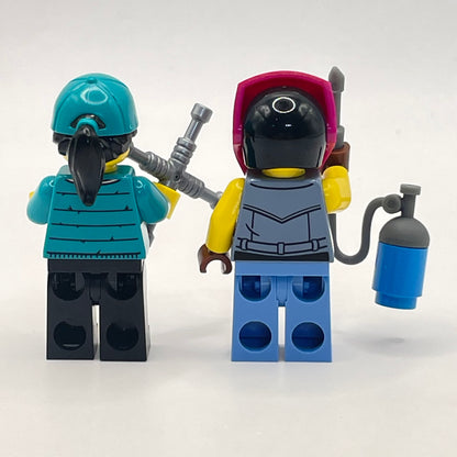 LEGO Lady Mechanic and Welder, City, Minifigure (Set of 2)