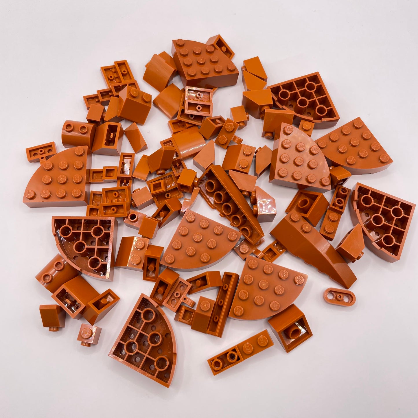 LEGO Mix of Slopes and SNOT, Dark Orange, Building, Approx. 85g