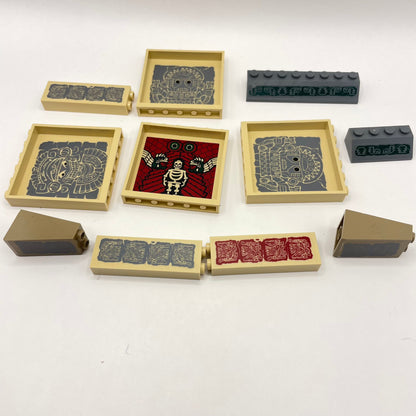 LEGO Prints and Stickers, Aztec Building Pieces, 21 Pieces