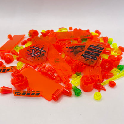 LEGO Transparent Mixed Neon, Approx. 70g