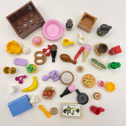 LEGO Food / Kitchen Bundle, Mixed Pieces (40 Pieces)