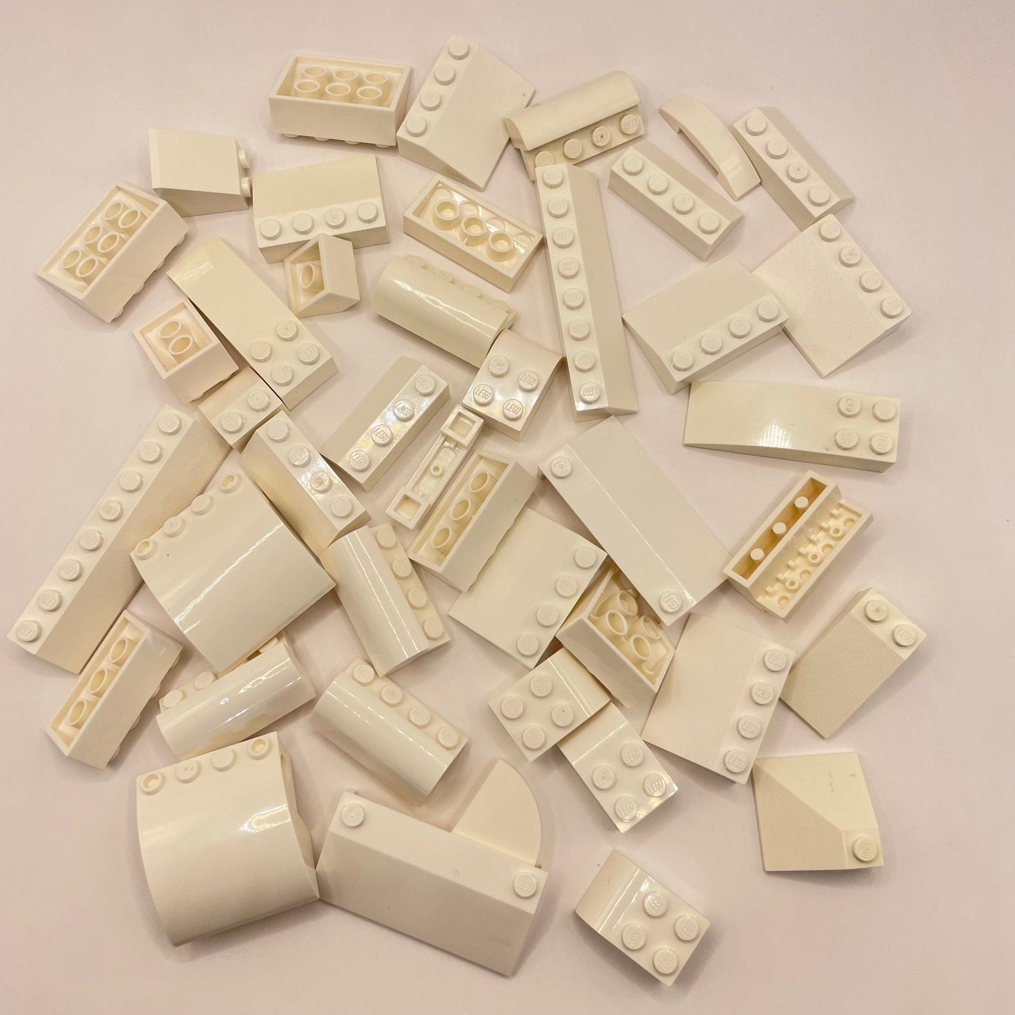 LEGO Large Slopes, White, Approx. 100g