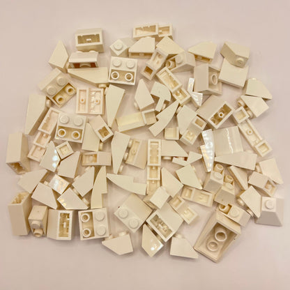 LEGO Mixed Slopes, White, Approx. 60g