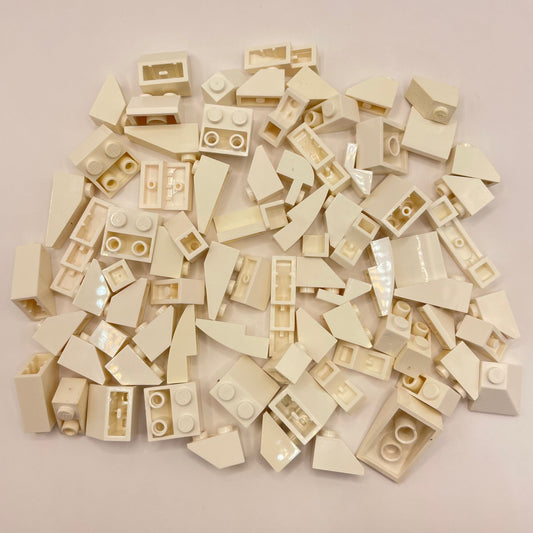 LEGO Mixed Slopes, White, Approx. 60g