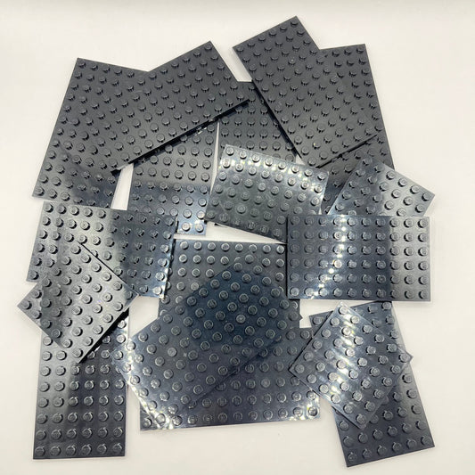 LEGO Black, Large Plates, Approx. 135g