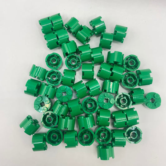 LEGO 2x2 Round Bricks, Green, 50 Pieces