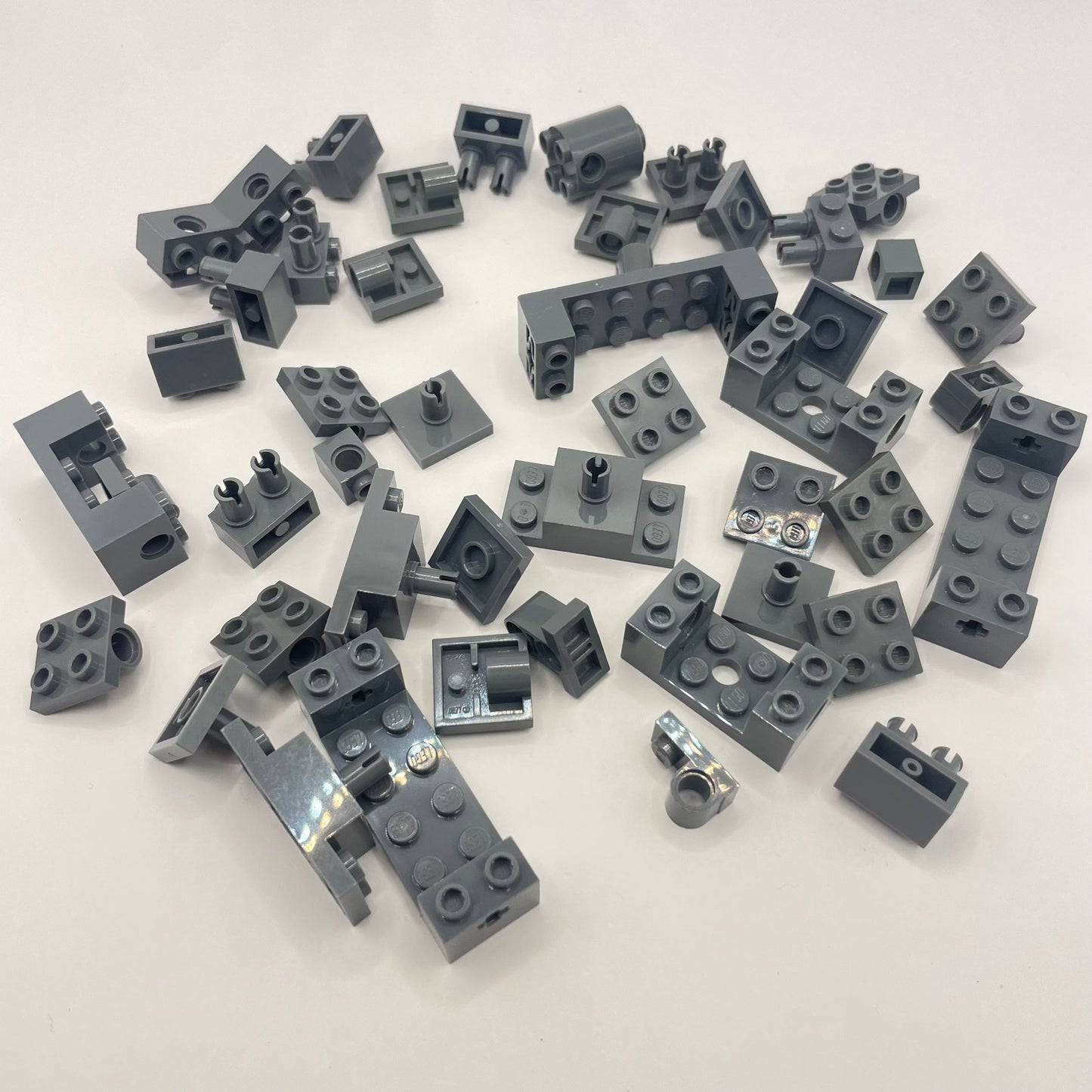 LEGO Vehicle Axles and Hubs, Dark Bluish Grey, Approx. 55g