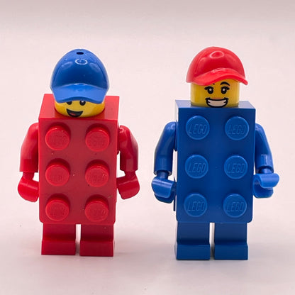 LEGO Brick Guy and Girl, City, Mix and Match (2 pack)