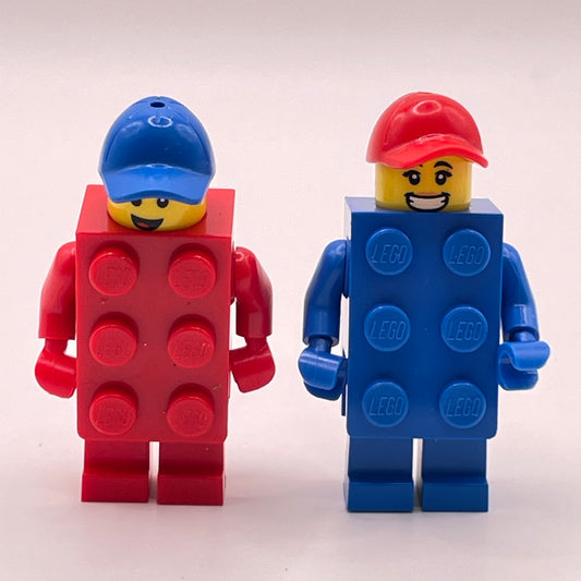 LEGO Brick Guy and Girl, City, Mix and Match (2 pack)
