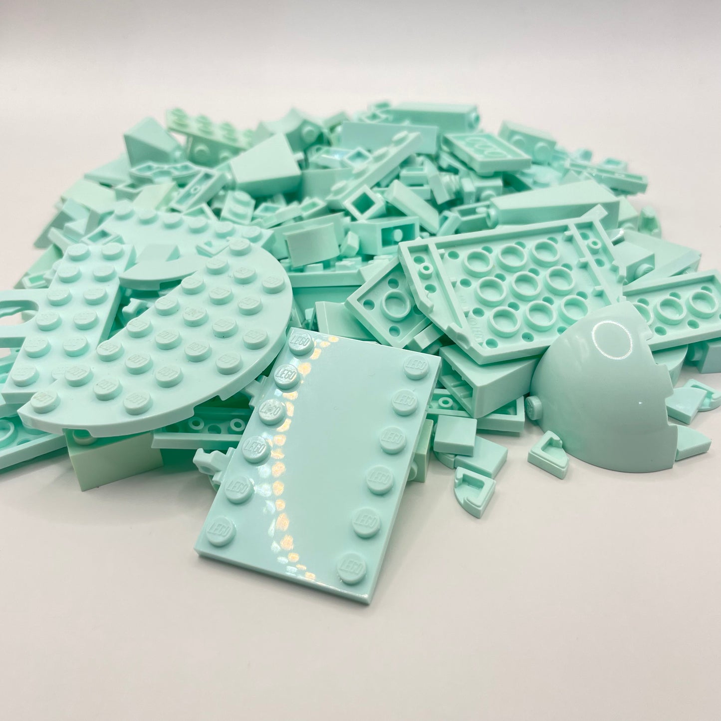 LEGO Mixed Pieces, Aqua, Approx. 145g