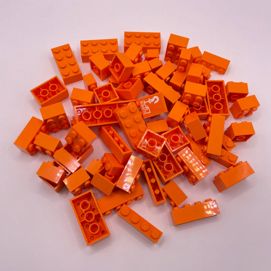 LEGO Orange, Bricks, Approx. 90g