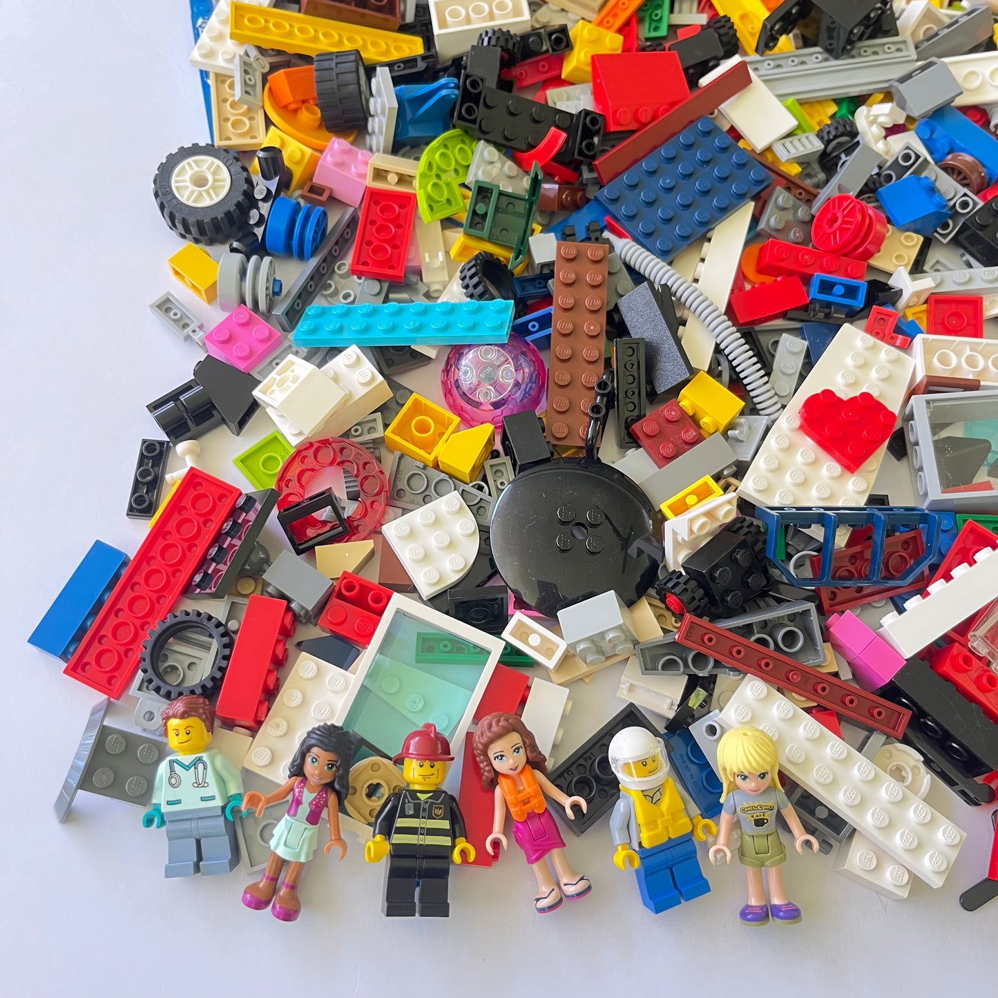 LEGO Fun Pack, Mixed Bag, Approx. 750g includes 6 Minifigures/Minidolls