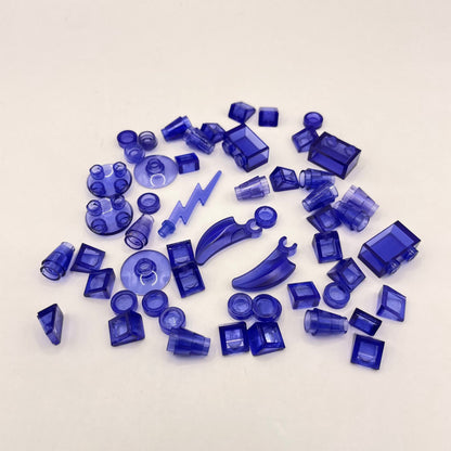 LEGO Transparent Purple, Mixed Pieces (50 Pieces)
