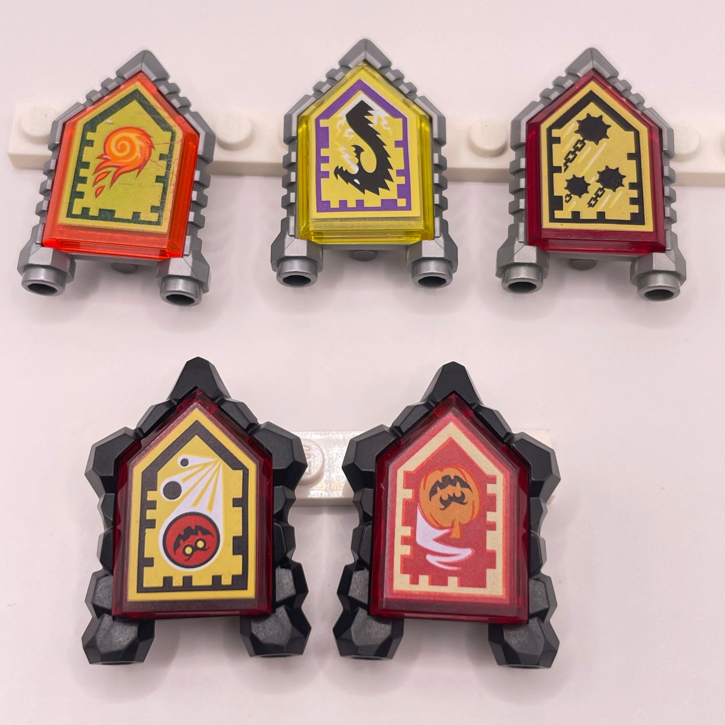 LEGO Nexo Knights Shields, Minifigure Accessories, 5 Pieces