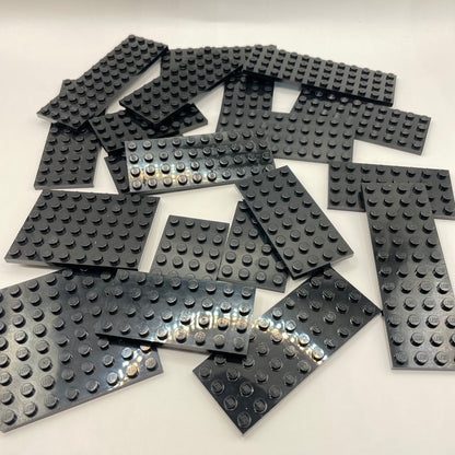 LEGO Plates, Black, Approx. 100g
