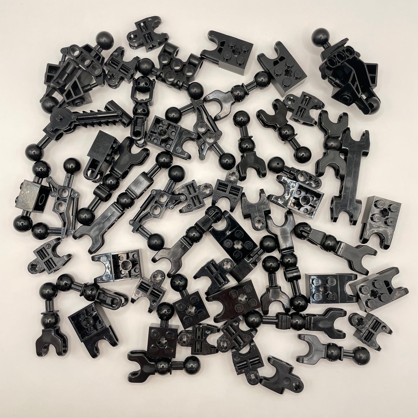 LEGO Bionicle, Joints, Black, Approx. 110g