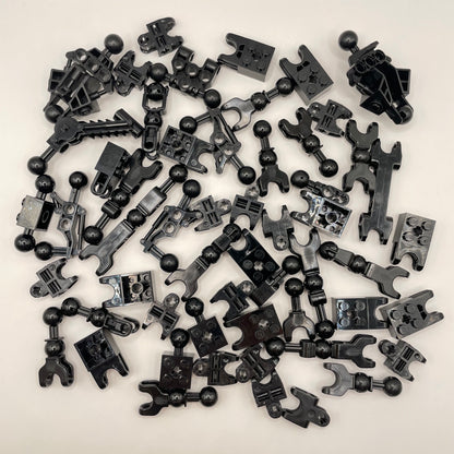 LEGO Bionicle, Joints, Black, Approx. 110g