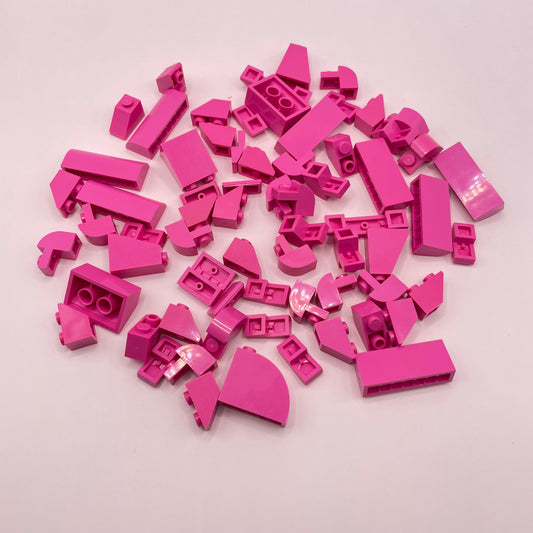 LEGO Slopes, Dark Pink, Approx. 50g