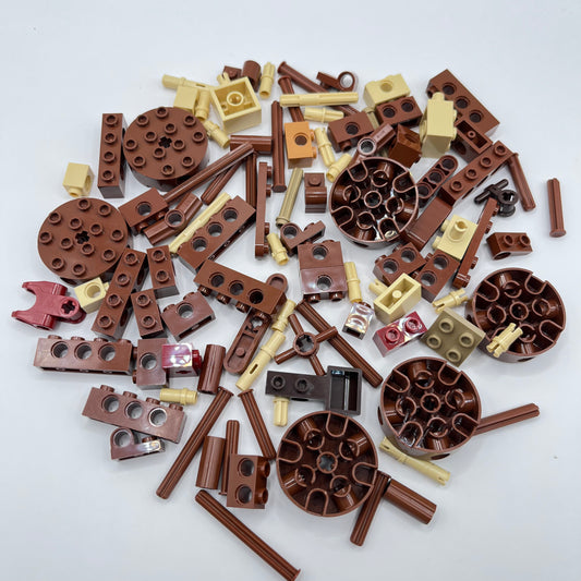 LEGO Mixed Technic, Mixed Browns, Approx. 80g
