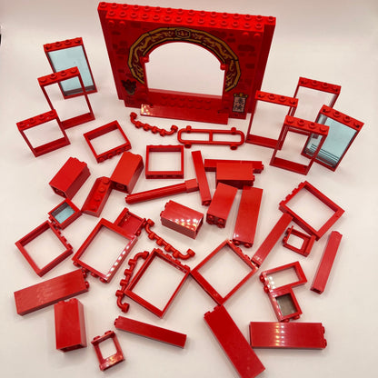 LEGO Red, Building Pieces, 130g